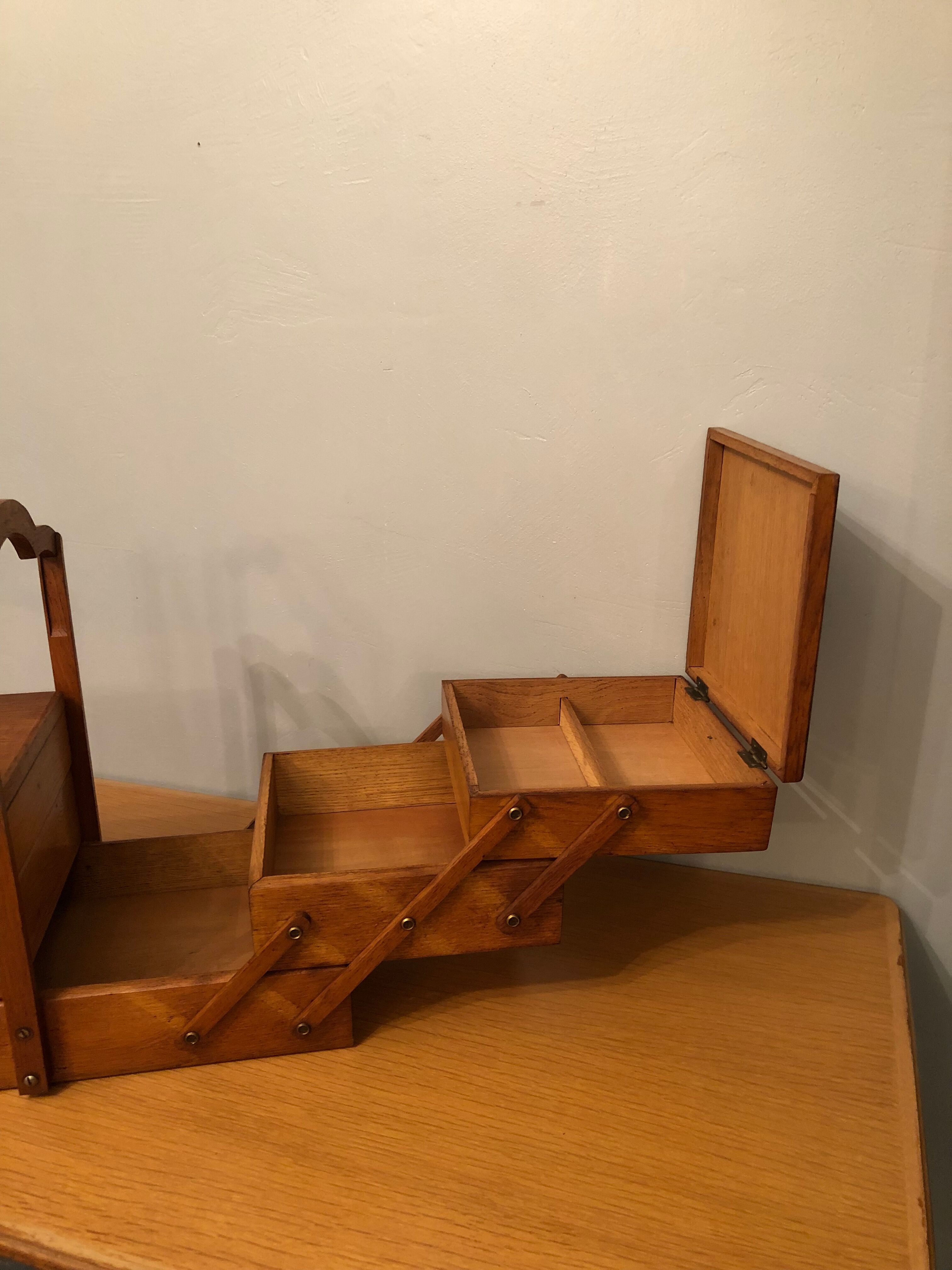 Vintage sewing basket