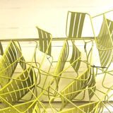 Suite of 15 Surprising garden armchairs, Fermob