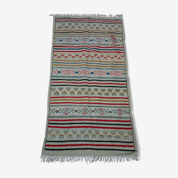 Beige carpet in wool 100x188cm