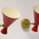 Wall lamps in the style of Italian creations of the 50s