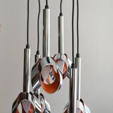Chandelier Raak waterfall 60s/70s 6 fires