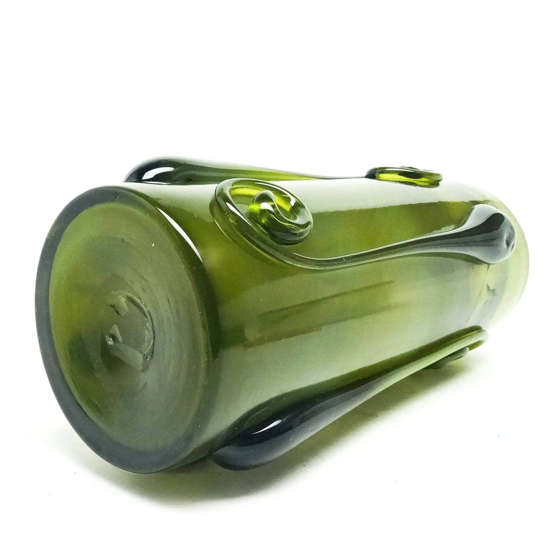 Art Nouveau vase, glass, designed by J. Słuczan-Orkusz, Poland, 1970s