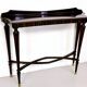 Table Console en Hêtre Ébène, Design Italien Vintage des Années 1960, Excellent état