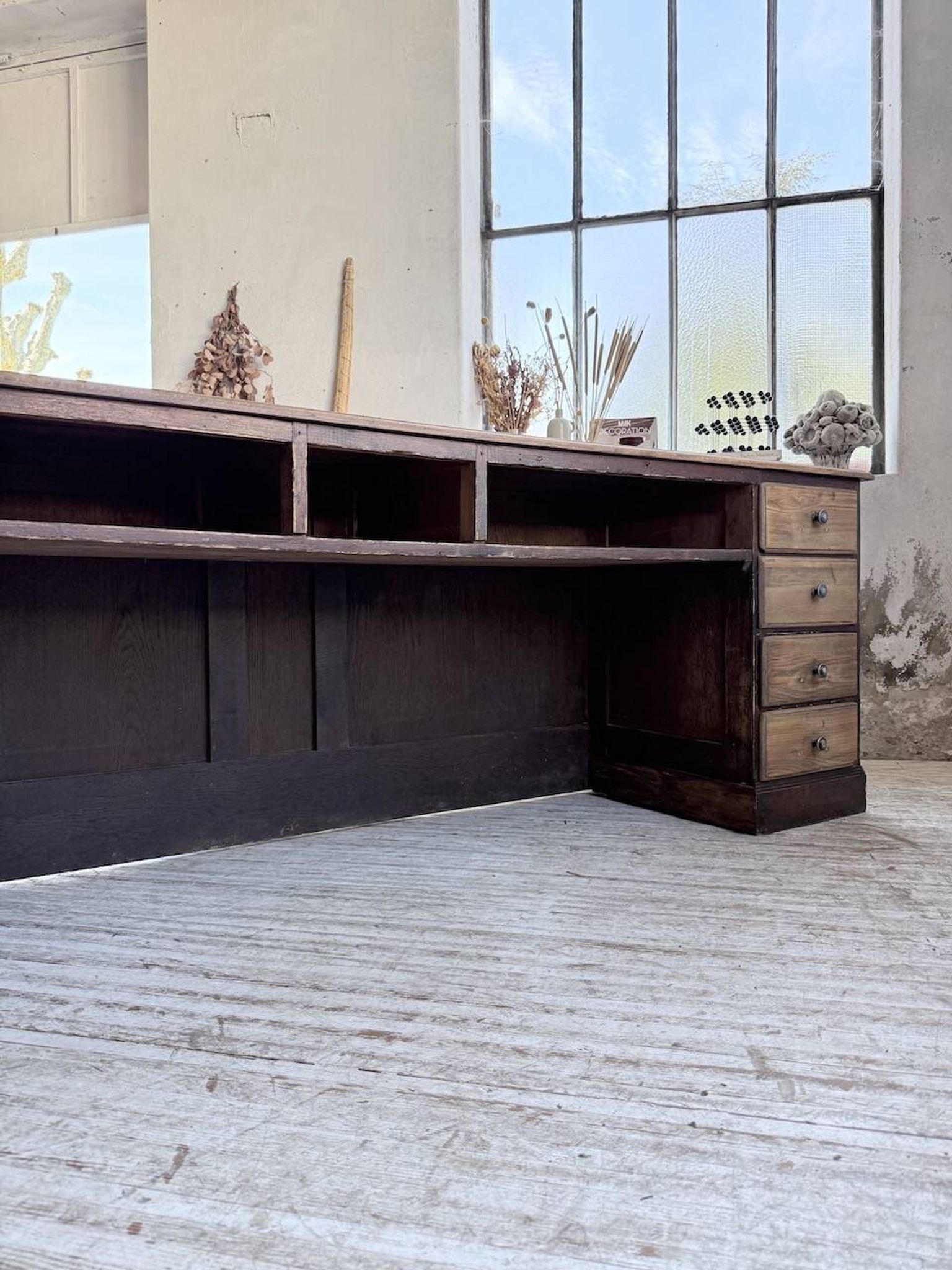 Oak workbench 250 cm XL 1950