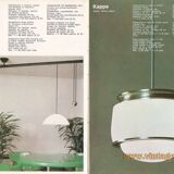 Italian Mid Century Modern "Kappa" Ceiling Pendant, Sergio Mazza for Artemide