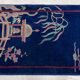 Ancient chinese carpet art deco handmade 64cm x 120cm 1920s