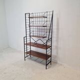 Italian Free Standing Teak Shelving Unit, 1950's
