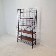 Italian Free Standing Teak Shelving Unit, 1950's