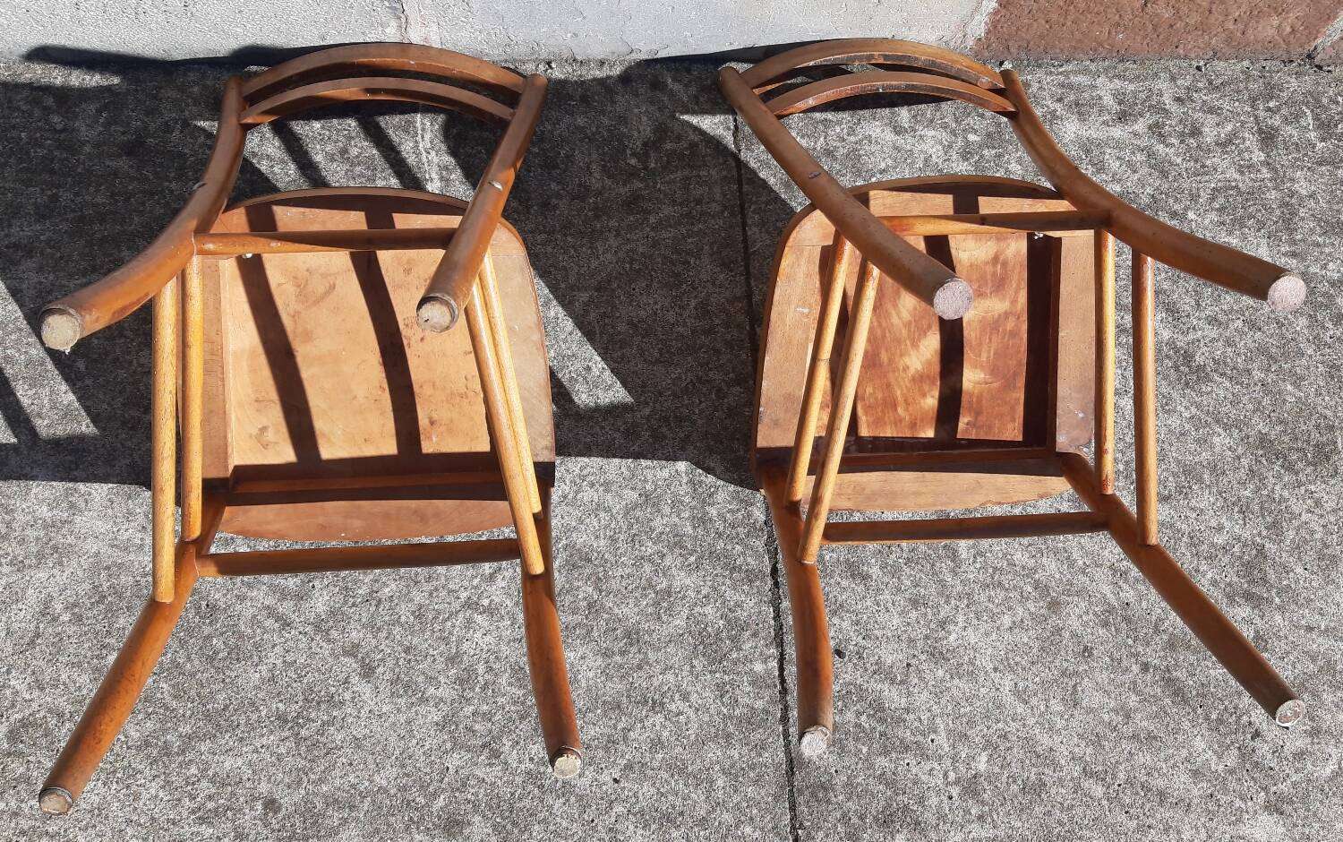 Pair of Luterma bistro chairs