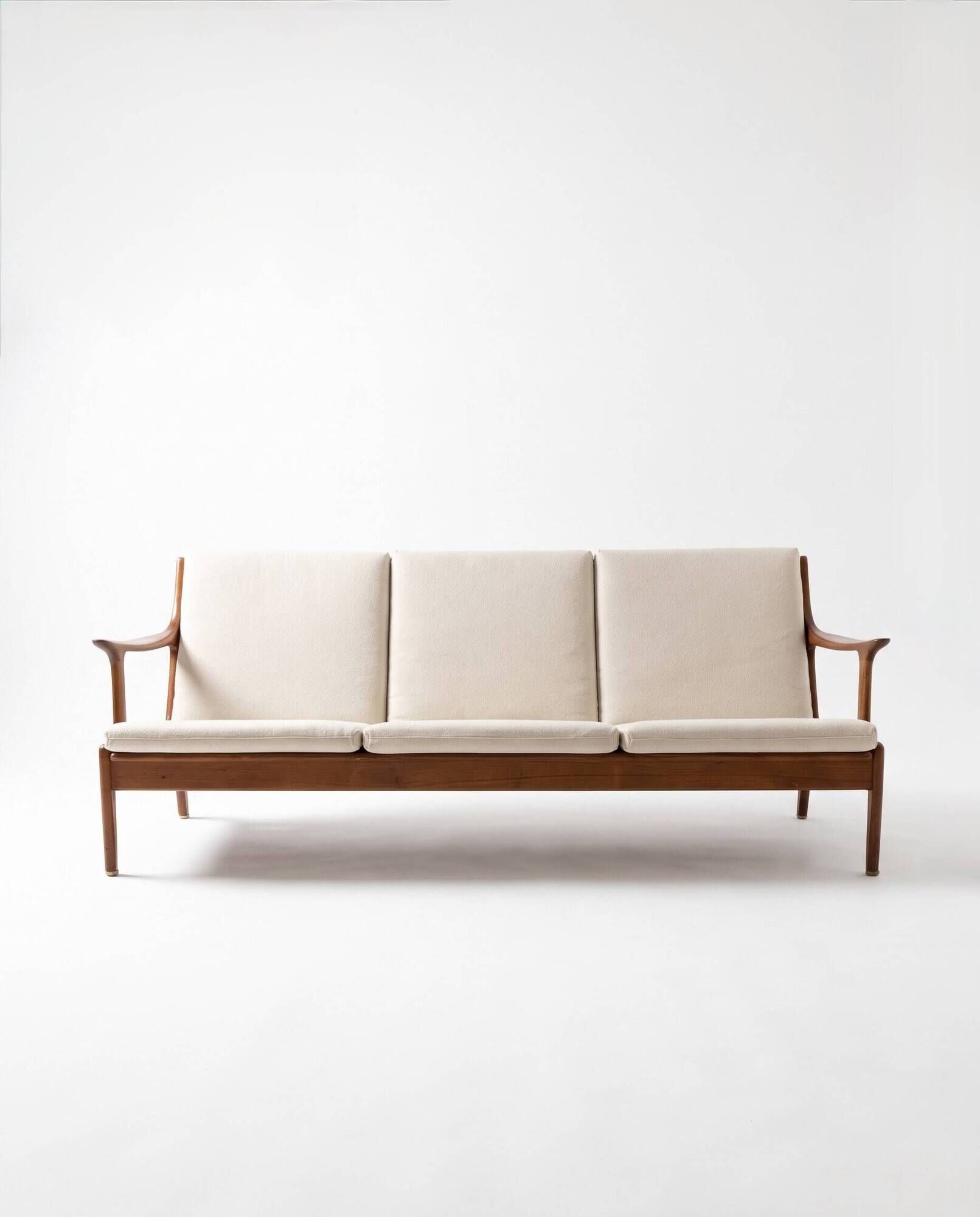 Danish three-seater sofa by Edvard Valentinsen for Fraska - 1960