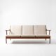 Danish three-seater sofa by Edvard Valentinsen for Fraska - 1960