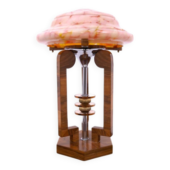 Art Deco table lamp, circa 1950, Poland