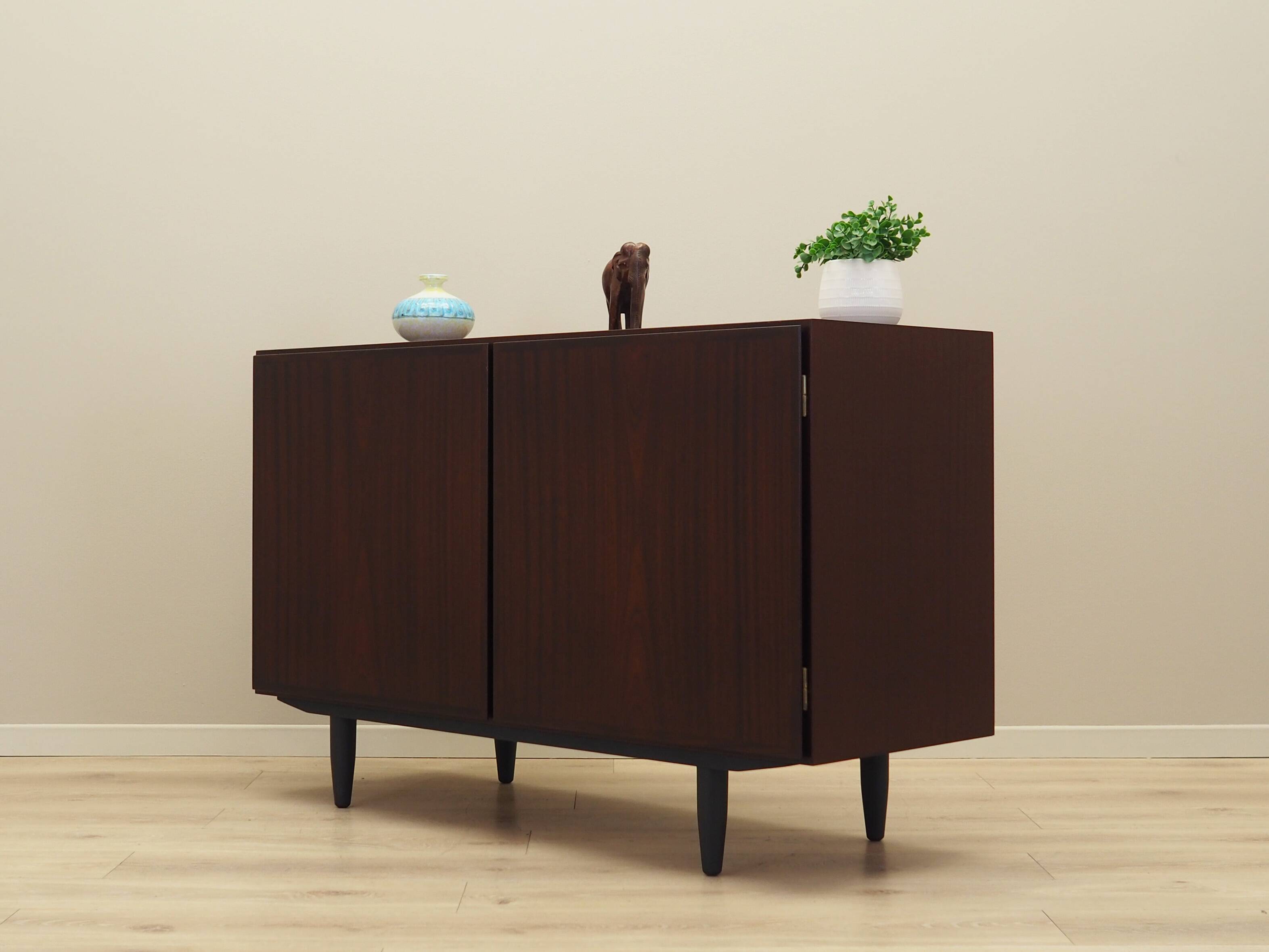 Mahogany cabinet, Danish design, 1970s, manufactured by Omann Jun