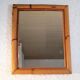 Miroir bambou et rotin vintage 38x48cm