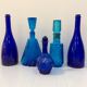 Blue decanter