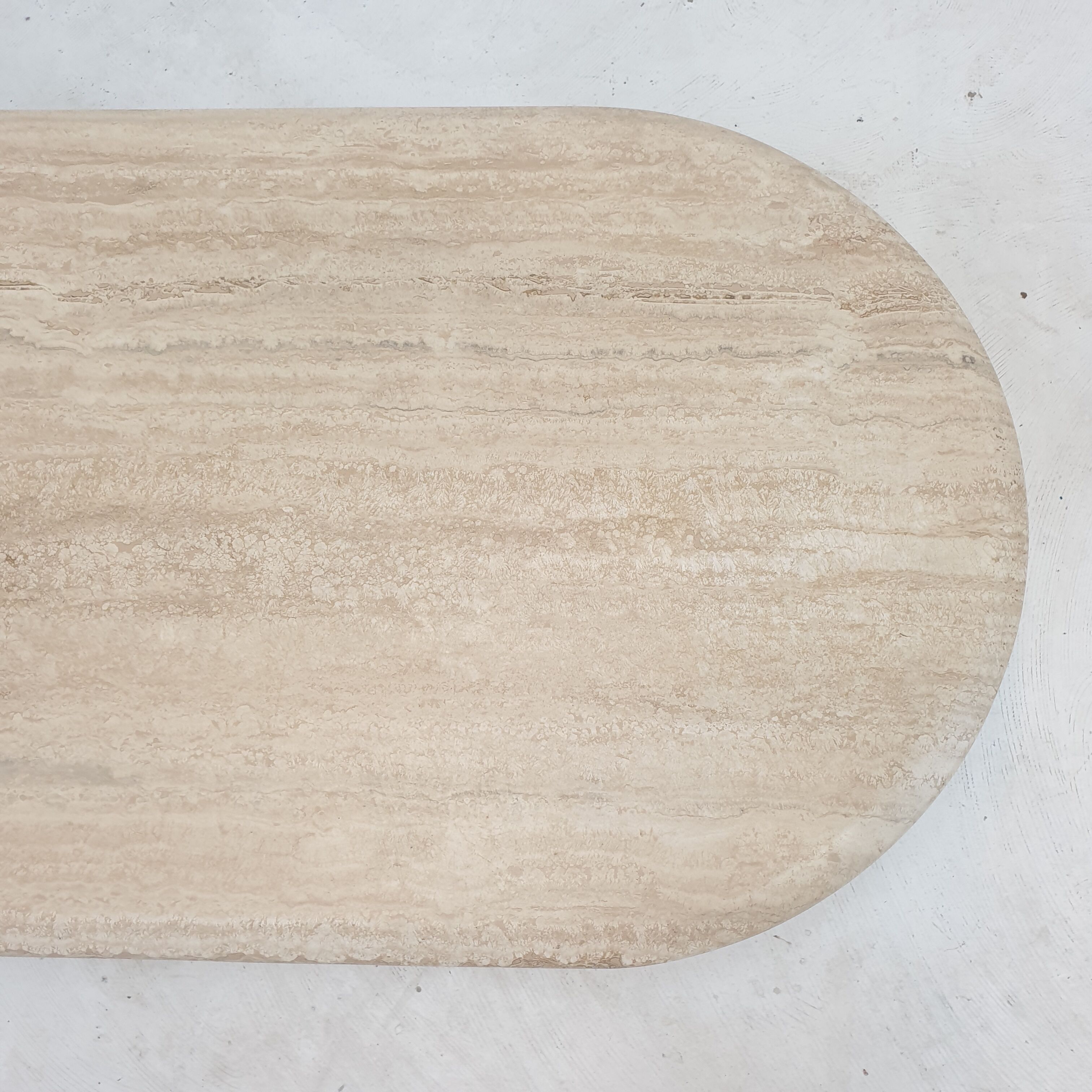 Italian Travertine Coffee Table, 1980's