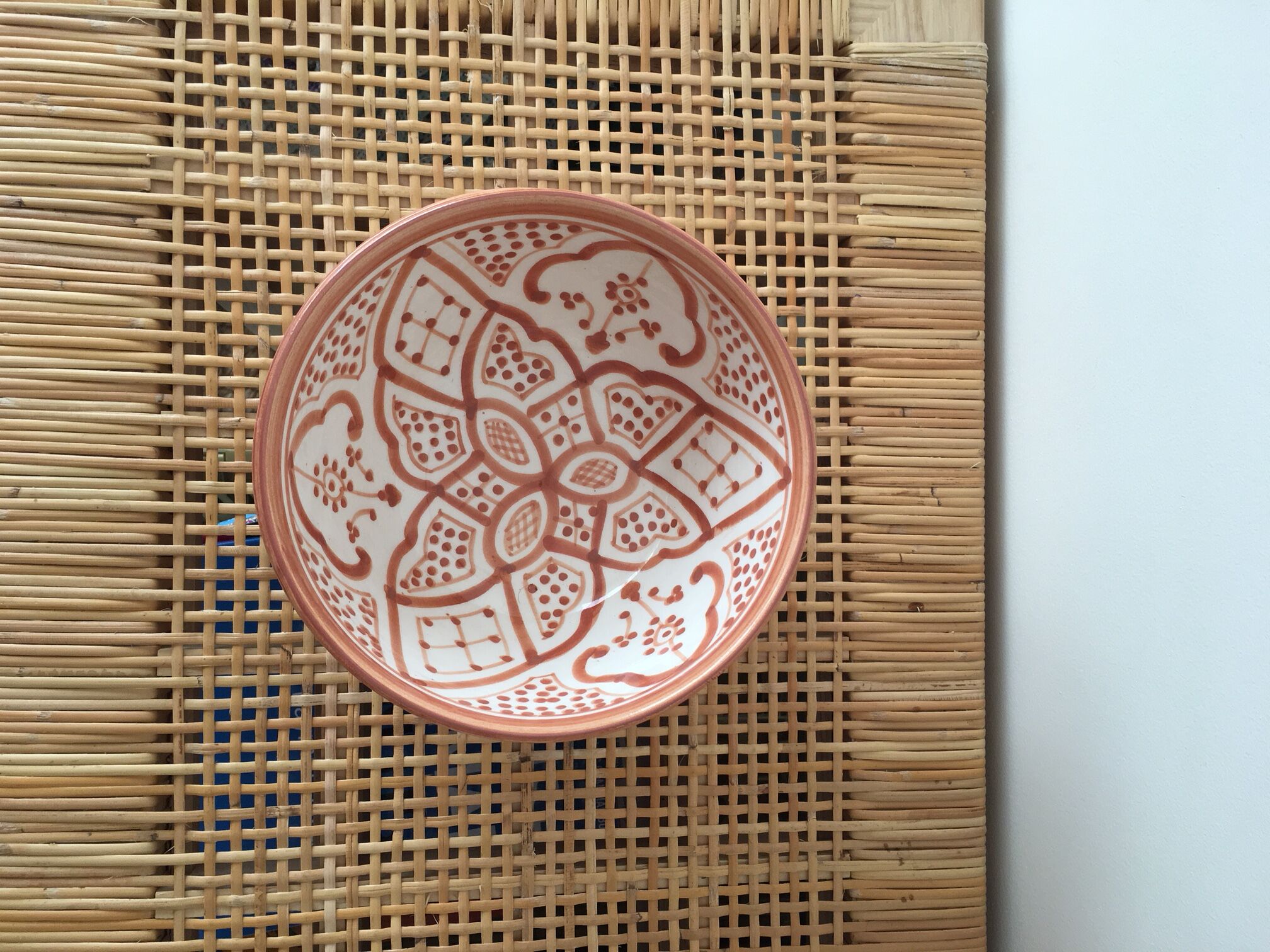 Lot of Bols/Salads Marocins terracota clear