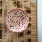 Lot of Bols/Salads Marocins terracota clear