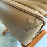 Westnofa Scandinavian Relax leather lounge chair, 1980s