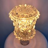 Pair of vintage 70s glass wall lamps by Targetti Sankey