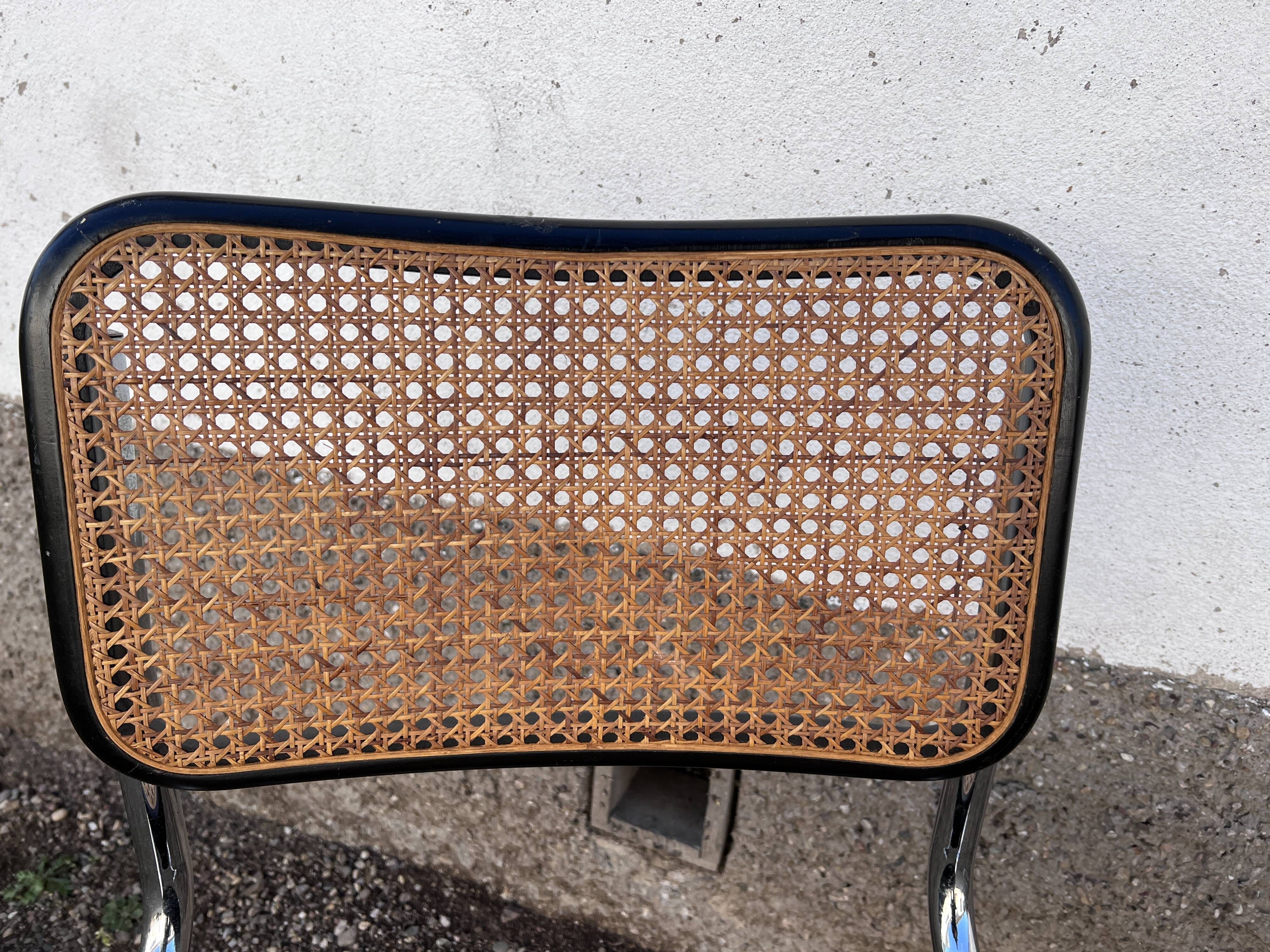 Pair of Cesca B32 chairs by Marcel Breuer, 1950
