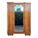 Art deco shelving unit, vintage old cabinet