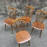 Set of 4 Menuet Baumann chairs