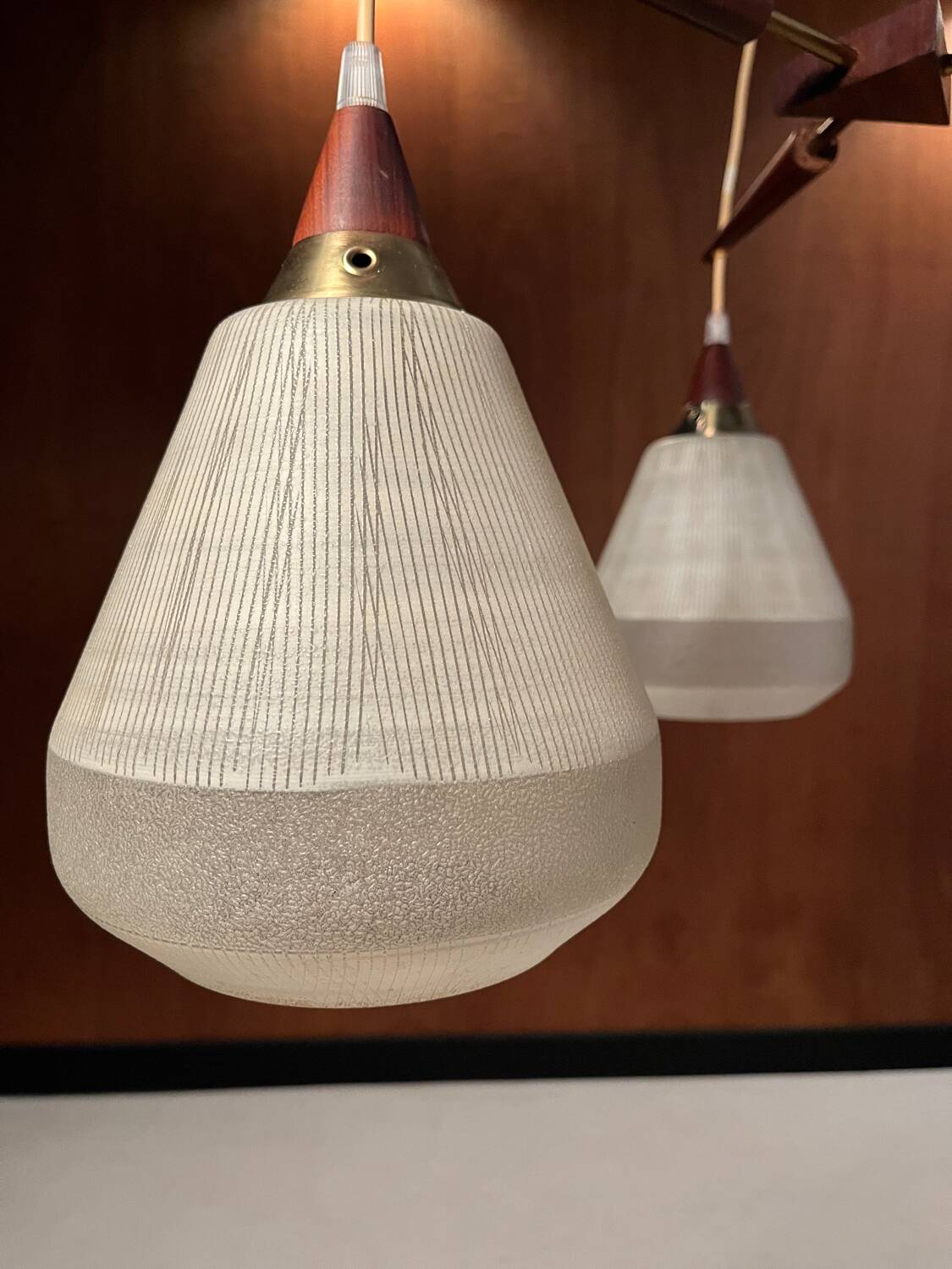 Vintage Scandinavian suspension from around 1960.