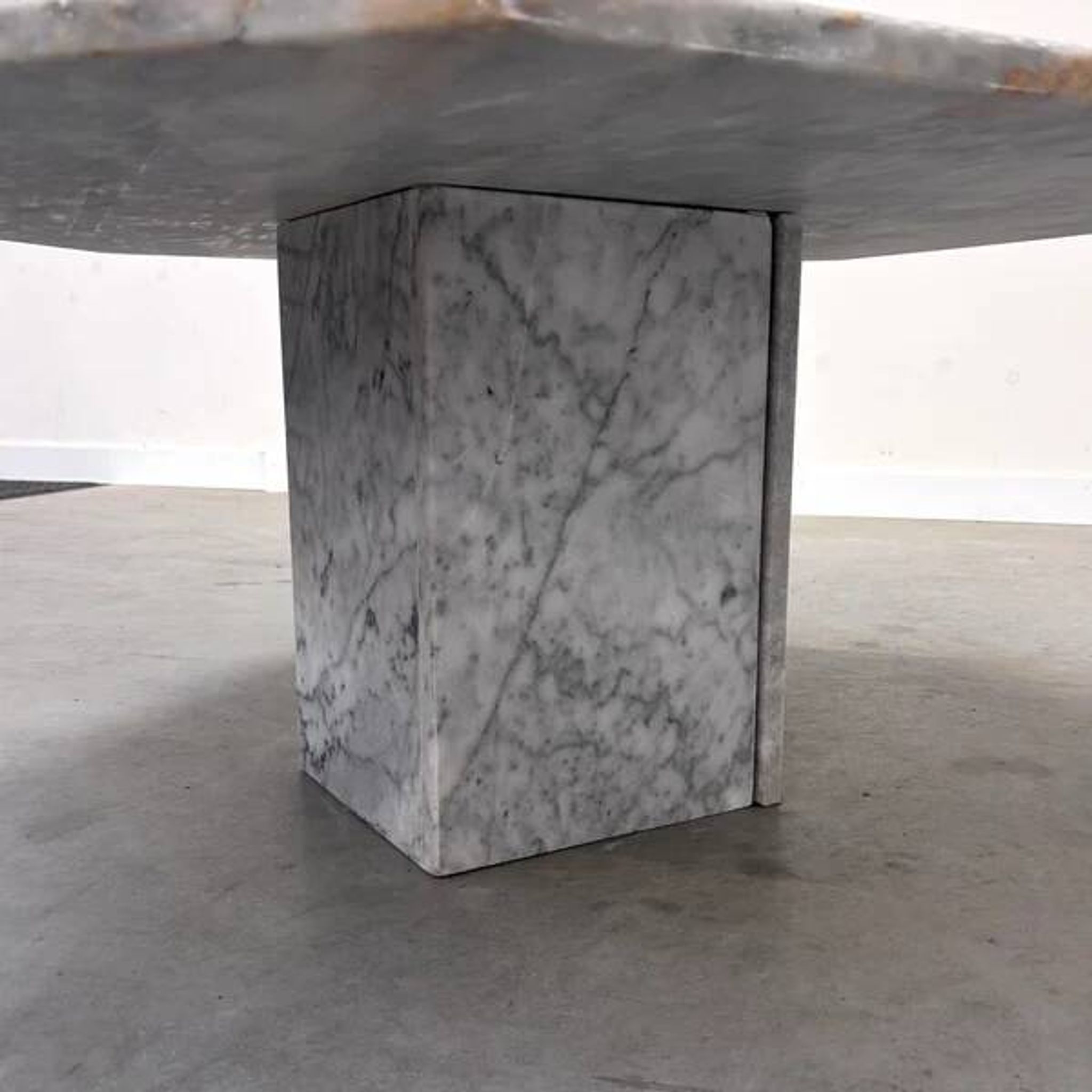 Vintage marble coffee table, 1970s