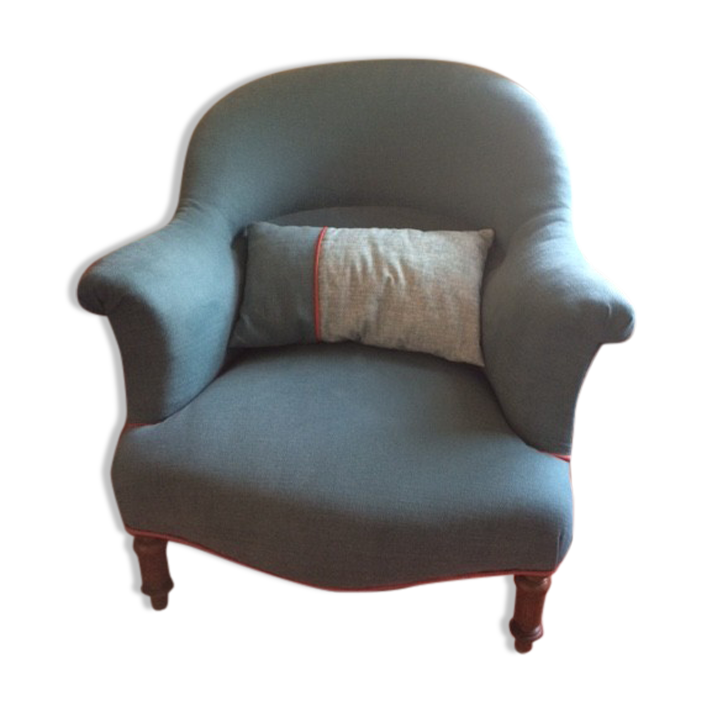 Fauteuil crapaud et son coussin