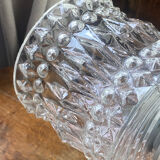 Retro suspension, moulded glass pendant light