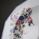 4 deep plates Bernardaud Limoges porcelain with floral decoration from the 1920s to 1950s.