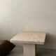 Square travertine coffee table, Italy 1970