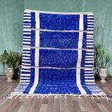 Traditional handmade Berber rug, size 100 x 200 cm