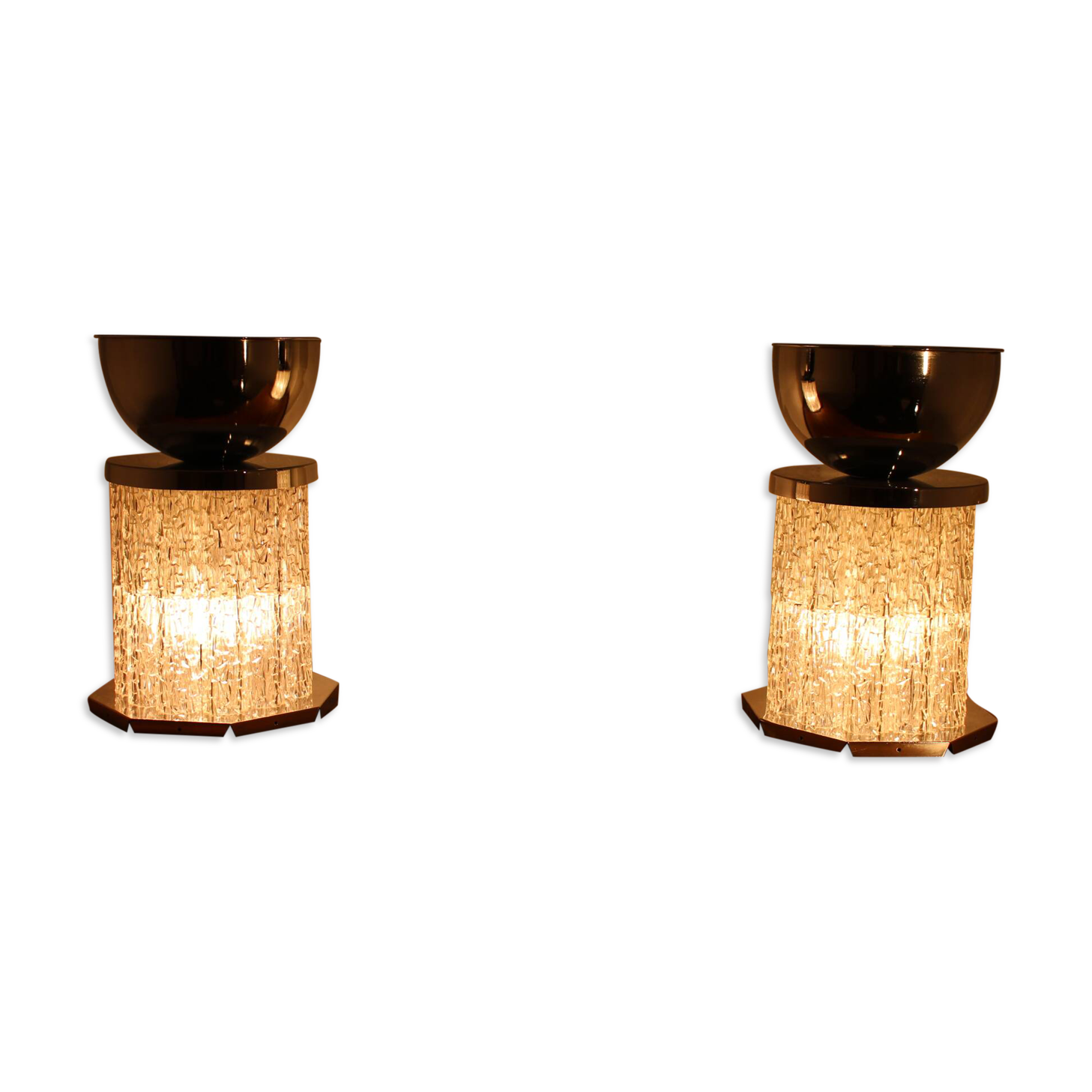 Pair of lamps 1970