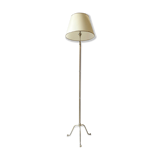 Vintage brass and bronze tripod floor lamp
