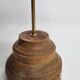 Antique white coral mounted on a turned wooden base – Height 22 cm