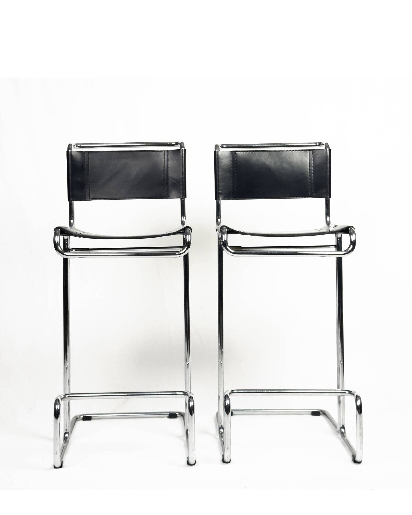Paire de tabourets de bar vintage par Linea Veam, années 1960.