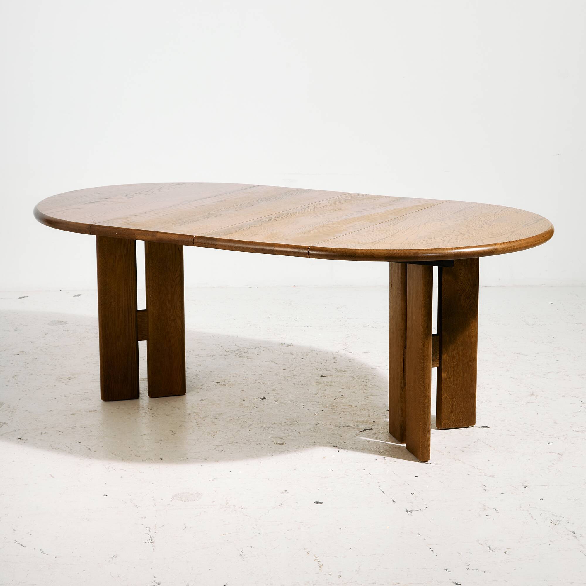 CJ Rosengaarden oak dining set, Set of 7