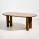 CJ Rosengaarden oak dining set, Set of 7