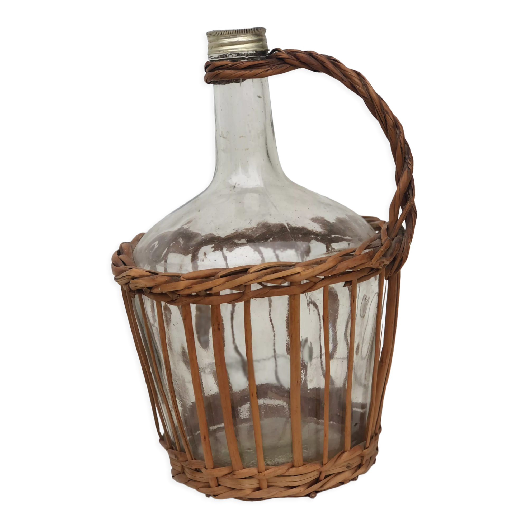 Dama jeanne dressed wicker