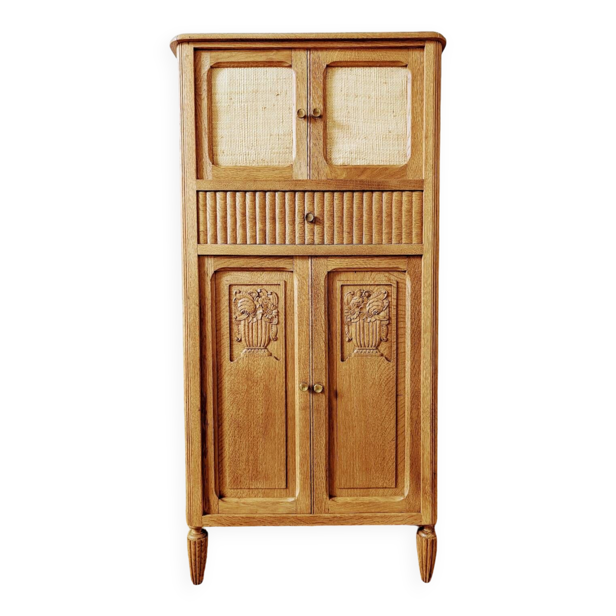 Solid oak Art Deco sideboard