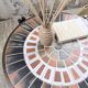 Round coffee table Roger Capron herbarium terracotta