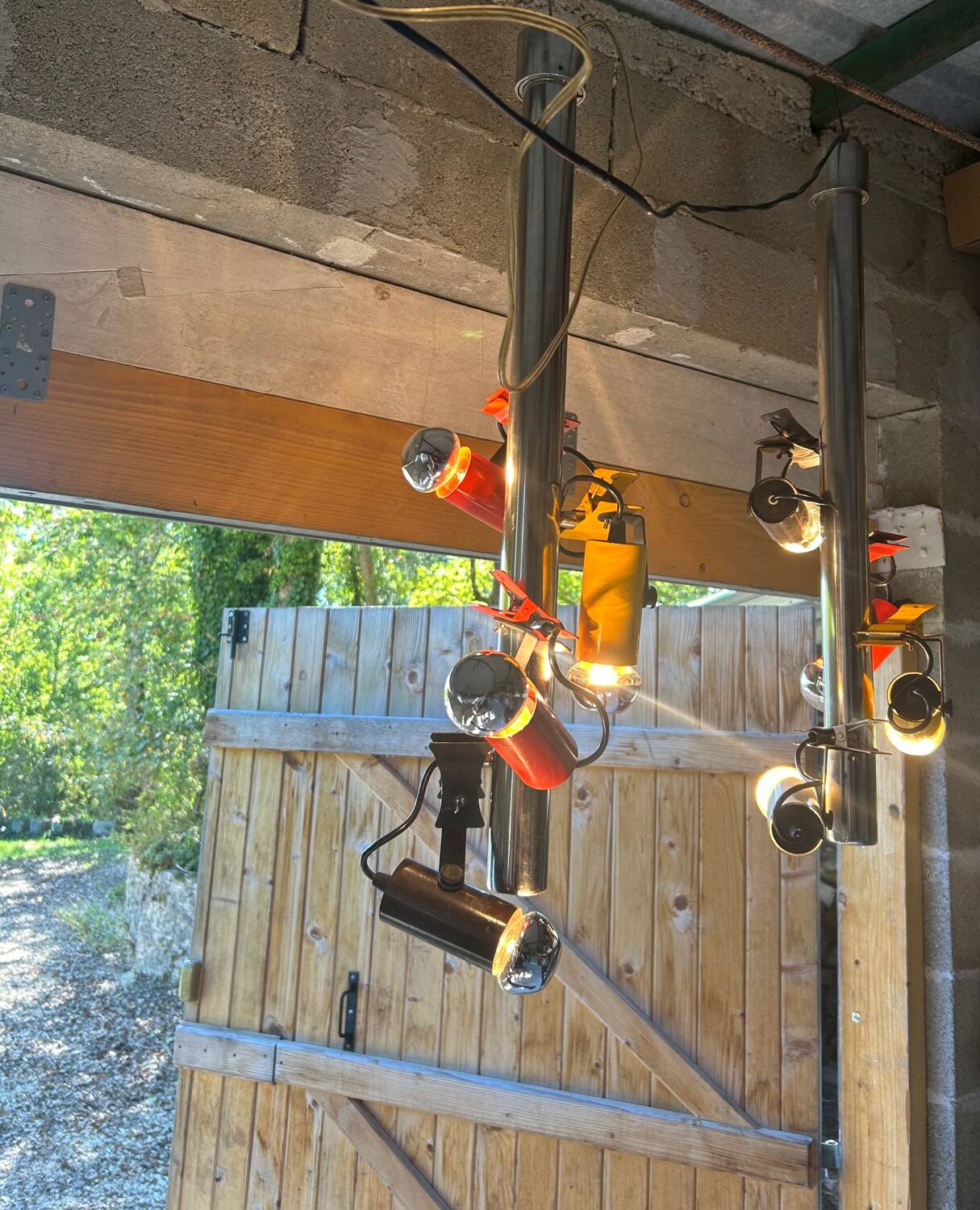 2 Targetti sankey pendant lights