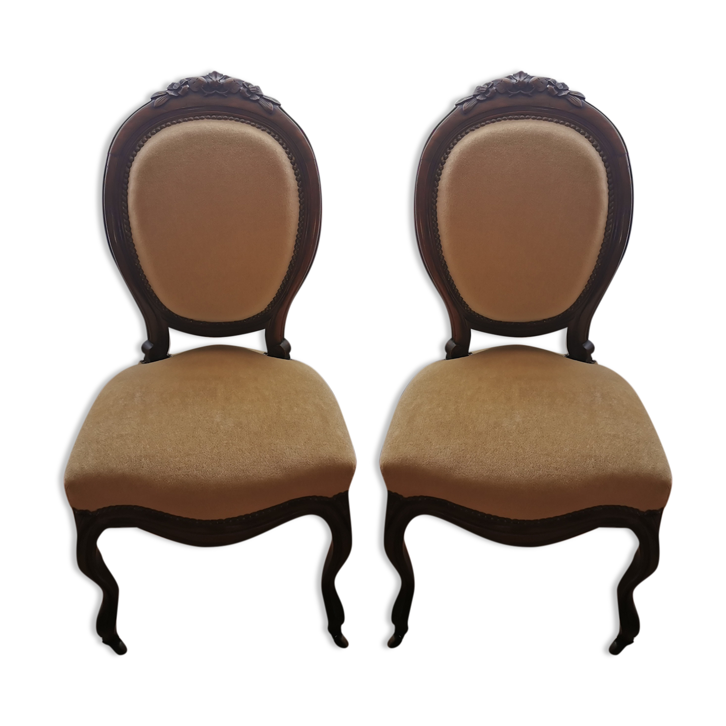 Two Louis xv style chairs