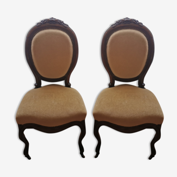 Deux chaises style Louis XV