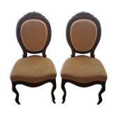 Deux chaises style Louis XV