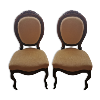 Deux chaises style Louis XV