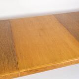 Dining Table Made In Oak With Tapped Collections By Henry W. Klein For Bramin From 1960s