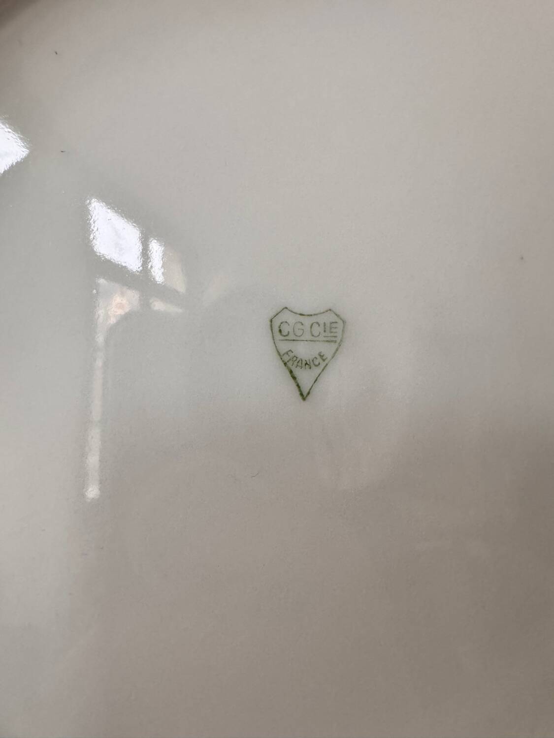 Set of 7 old Limoges porcelain plates